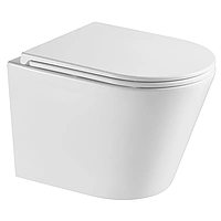 Унітаз підвісний Mixxus Premium Bevel-0301-T3 515×355×365 мм, Tornado 3.0, Slim сидіння (MP6472)