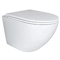 Унітаз підвісний Mixxus Premium Ellipse-0301-T3 495×365×365 мм, білий, система змиву Tornado 3.0 (MP6461)