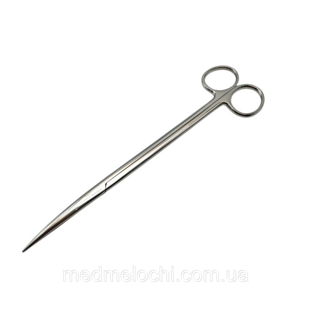 Операційні ножиці Metzenbaum гострокінцеві, зігнуті Tisson Medical. Довжина 20 см
