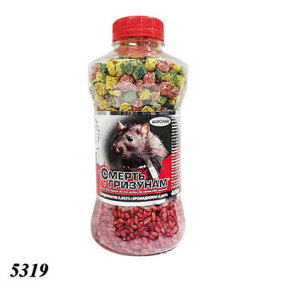 Засіб від щурів та мишей Смерть гризунам 2в1 400 г