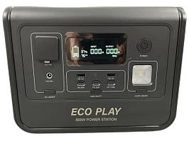 Портативна електростанція 800Вт Eco Play SYD-N054, 512Wh, LiFePO4
