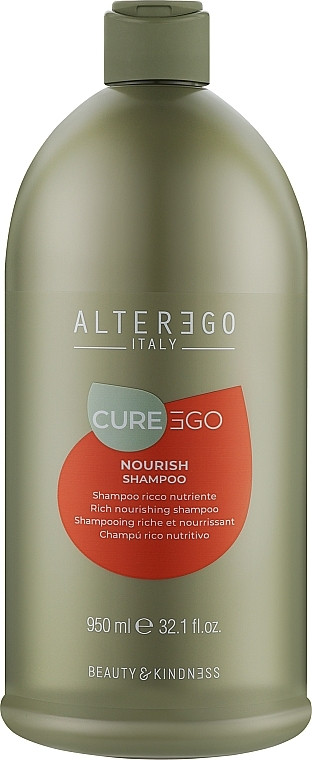 ALTER EGO ITALY CUREEGO Nourish Shampoo Шампунь для волосся насичений живильний, 950 мл