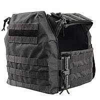 Плитоноска 25 х 30 Чёрная Cordura с быстрым сбросом MELGO AGR157