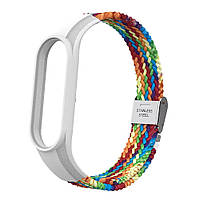 Ремінець Braided Nylon Strap для Xiaomi Mi Band 3 / 4 / 5 / 6 / 7 Colored