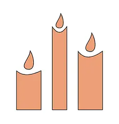 Свічки | Топпери