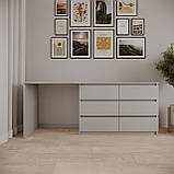 Стіл комод Гермес 2 Алюміній 2000 мм, фото 5