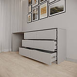 Стіл комод Гермес 2 Алюміній 2000 мм, фото 6