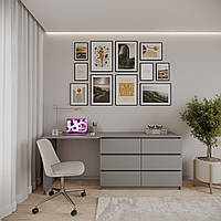 Стіл комод Гермес 2  Антрацит 2000 мм