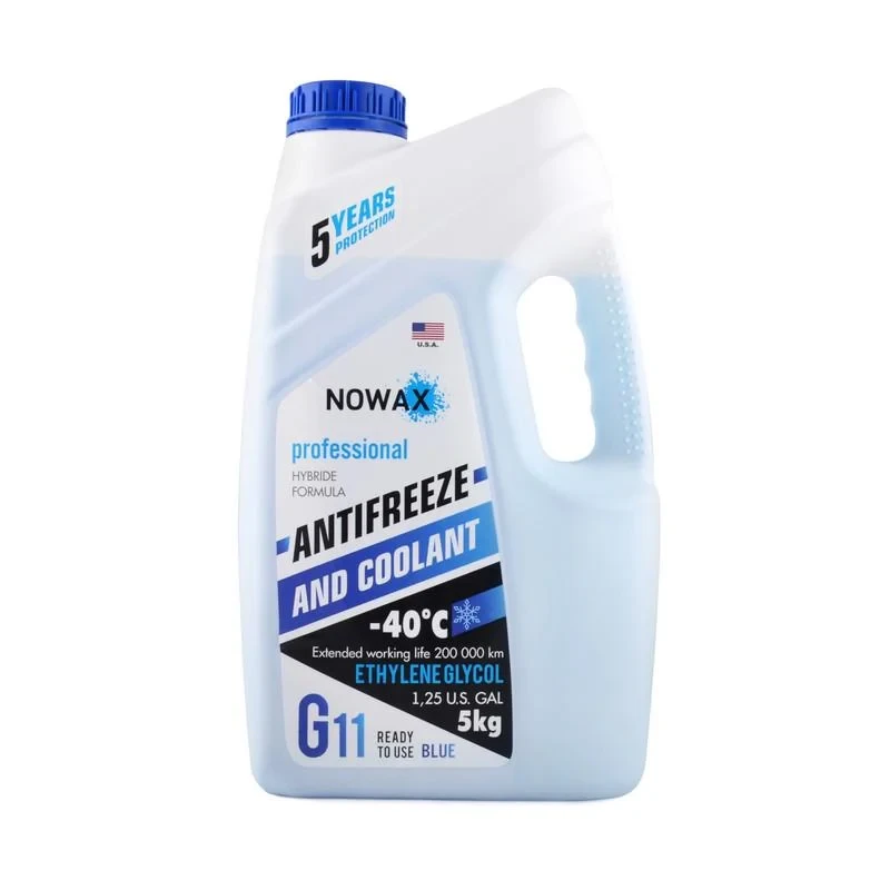 Антифриз NOVAX (blue.)G11+ (5 кг)