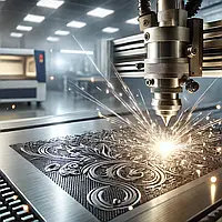 Лазерная гравировка на метателе