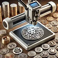 Эксклюзивное изготовление монет: лазерная 3D-гравировка