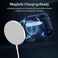 Протиударний чохол з карабіном ESR Cyber Armor Tough HaloLock для AirPods Pro 2 Navy (2023/2022/2019), фото 5