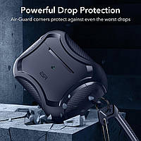 Протиударний чохол з карабіном ESR Cyber Armor Tough HaloLock для AirPods Pro 2 Navy (2023/2022/2019), фото 4