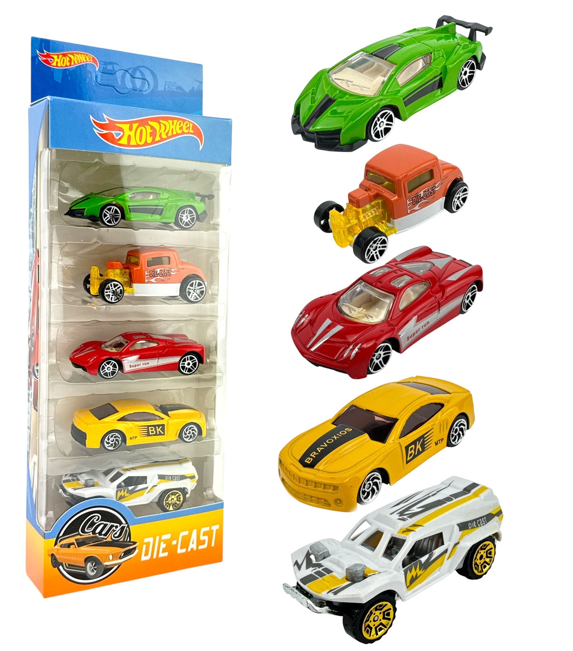 Ігровий набір машинок Хотвіллс DIE-CAST 5шт 779-053