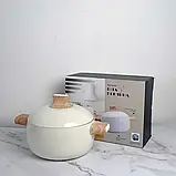 Каструля Pepper Біла перлина PR-2303-18 18 х 10 см 2.3 л, фото 3