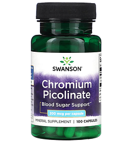 Піколінат хрому 200 мкг Swanson 100 капсул