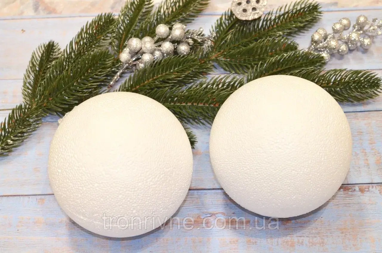 Куля з пінопласту 10 см (шт.), фото 1