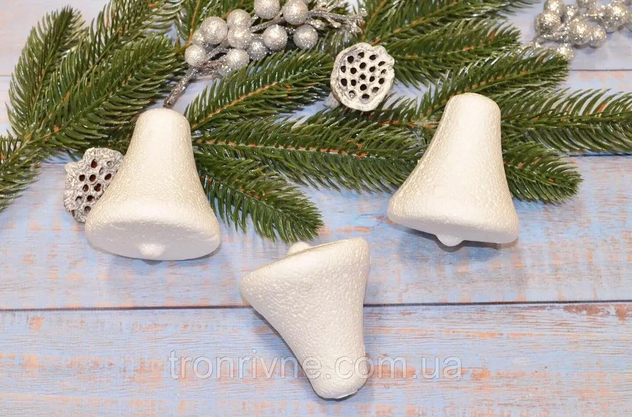 Дзвіночок із пінопласту 6 см, за 1 шт, фото 1