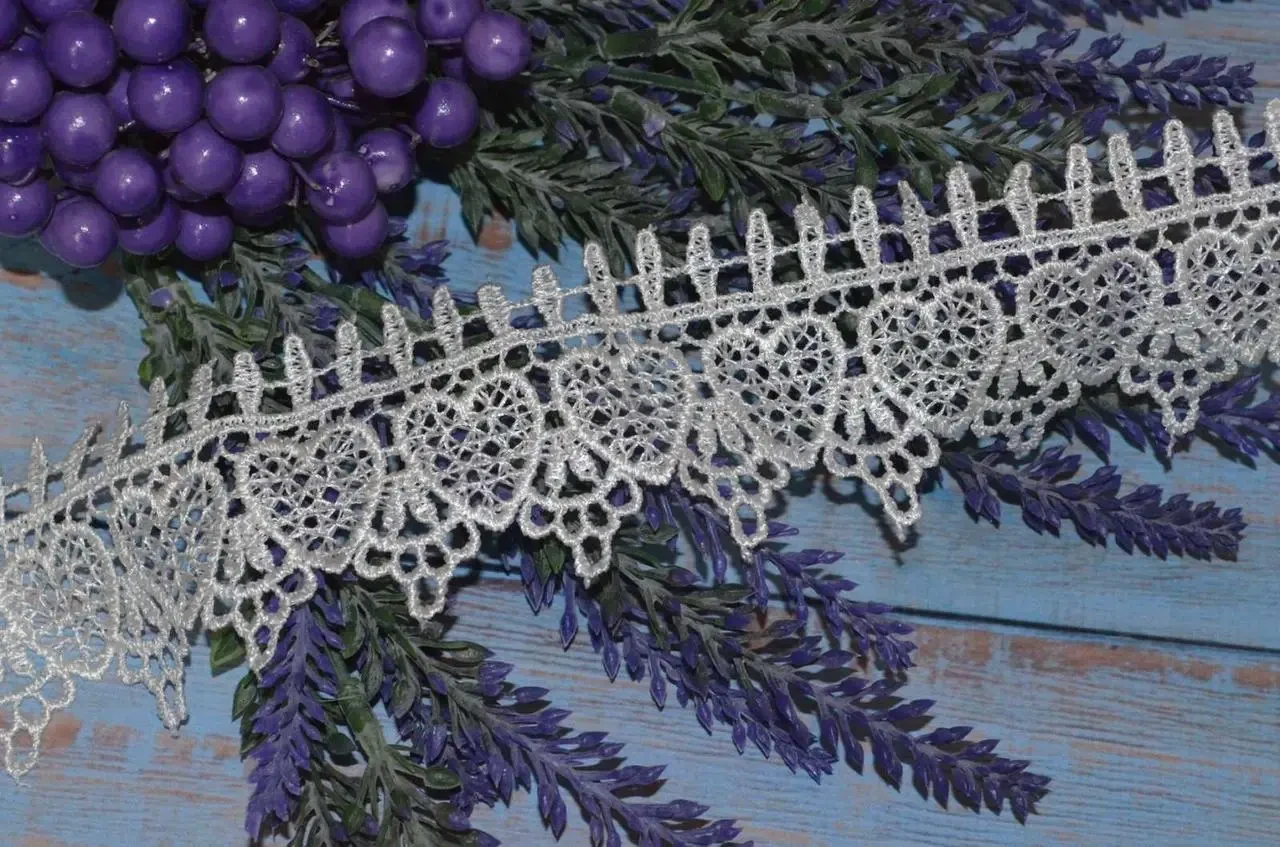 Біле мереживо 5,5 см, фото 1