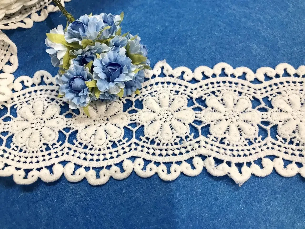 Біле мереживо симметрическое 9 см, фото 1