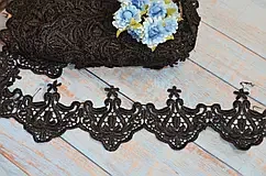 Чорне мереживо 7,5 см, фото 1