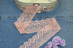 Ажурне мереживо персикове макраме 6 см (Туреччина).