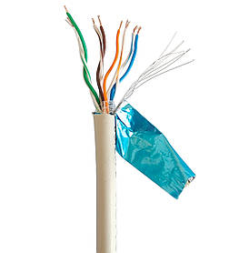 Екранована вита пара 100 м CAT5e, (CCA), AWG24, 100 м Cablexpert FPC-5004E-L/100 - MegaLavka
