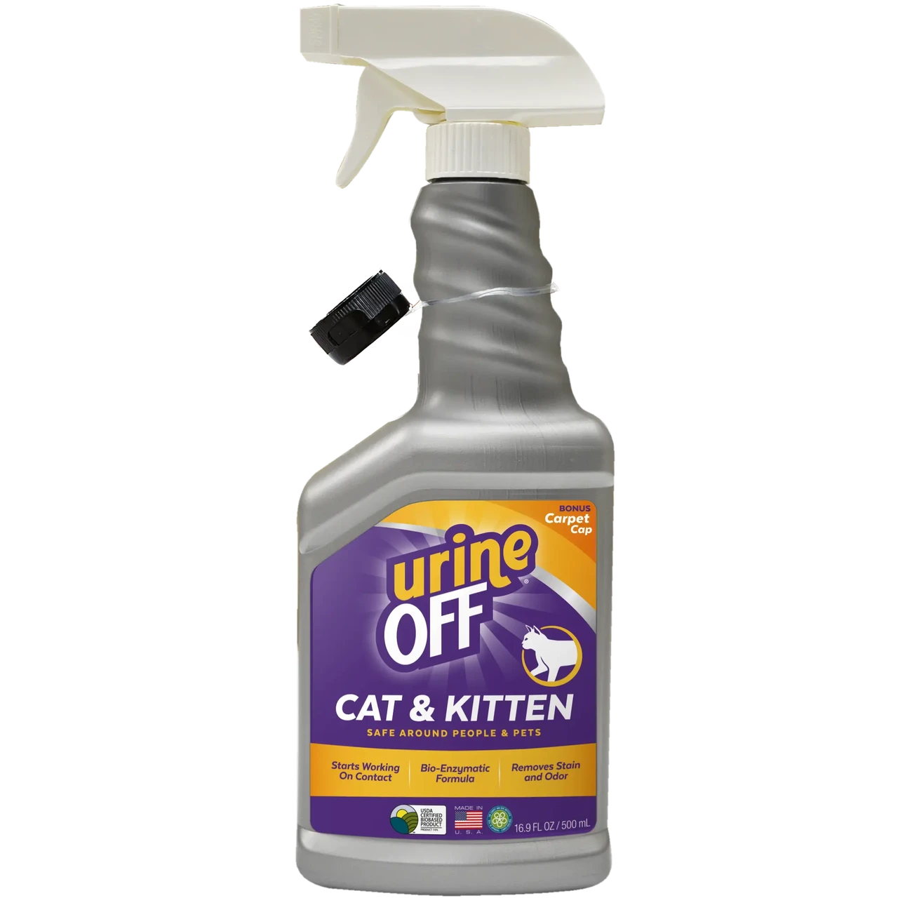 Спрей TropiClean Urine Off для видалення органічних плям і запахів від кошенят та котів 500 мл