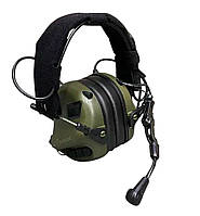 Навушники тактичні Earmor M32 Mod3,   активні навушники військові, колір – Олива