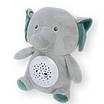 М'яка іграшка для сну слоник Музичний нічник плюшевий Слон із проєктором зоряне небо мелодії знімний блок, фото 2