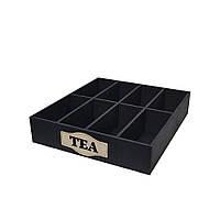 Органайзер EKOSTAR  для чаю (дерево) 35*31см