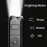 Високопотужний Перезаряджуваний Ліхтарик APOLLOFIRE  800mAh, фото 4