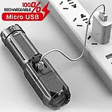 Високопотужний Перезаряджуваний Ліхтарик APOLLOFIRE  800mAh, фото 7