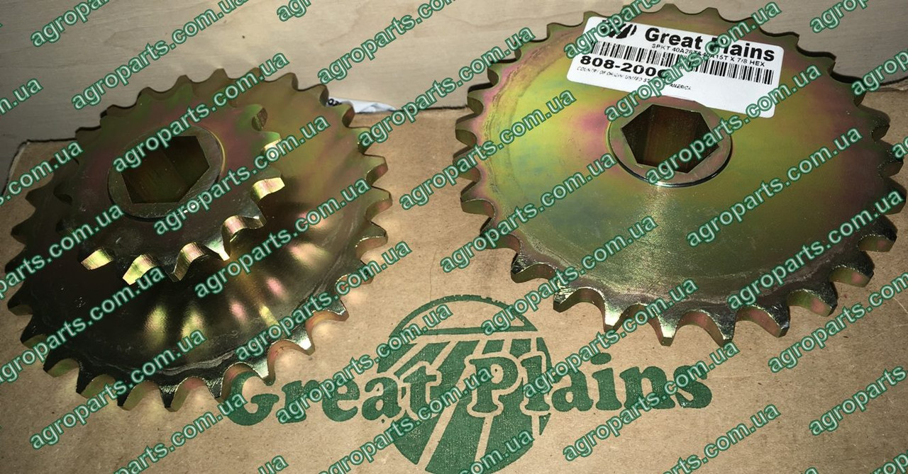 Звзедочка 808-200С подвійна Great Plains SPKT 28T & 15T X 7/8 HEX 808-200с