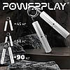 Еспандер-ножиці алюмінієвий PowerPlay 4322 (90 кг) Hand Grip Срібний, фото 11