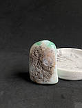 Хризопраз натуральний камінь необроблений хризопраз 58*45*26 мм., фото 5
