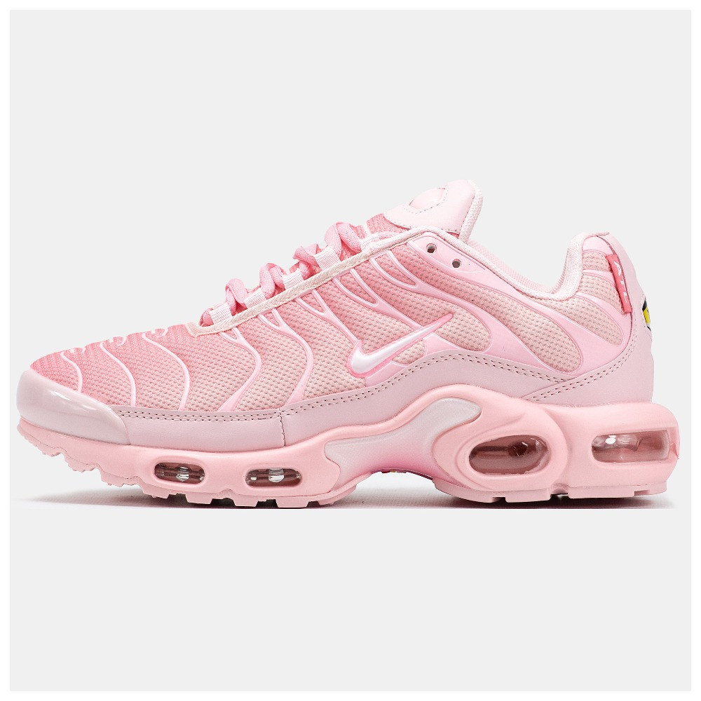 Жіночі кросівки Nike Air Max TN Plus Pink White, рожеві кросівки найк аір макс тн плюс