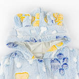 Комбінезон дитячий теплий з лапками Patriotic Paws, фото 3