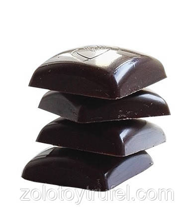 Чорний шоколад 70 % у кубиках, 100 г, фото 1