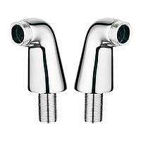 Комплект (2 шт) перехідників для установки змішувача в акрилову ванну Zerix LR77 (ZX2637)