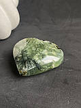 Преніт натуральний серце камінь преніт 45*52*24 мм, фото 5