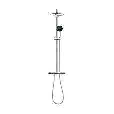 Душова система термостатична Grohe QuickFix Vitalio Start System 250 26678001, фото 5