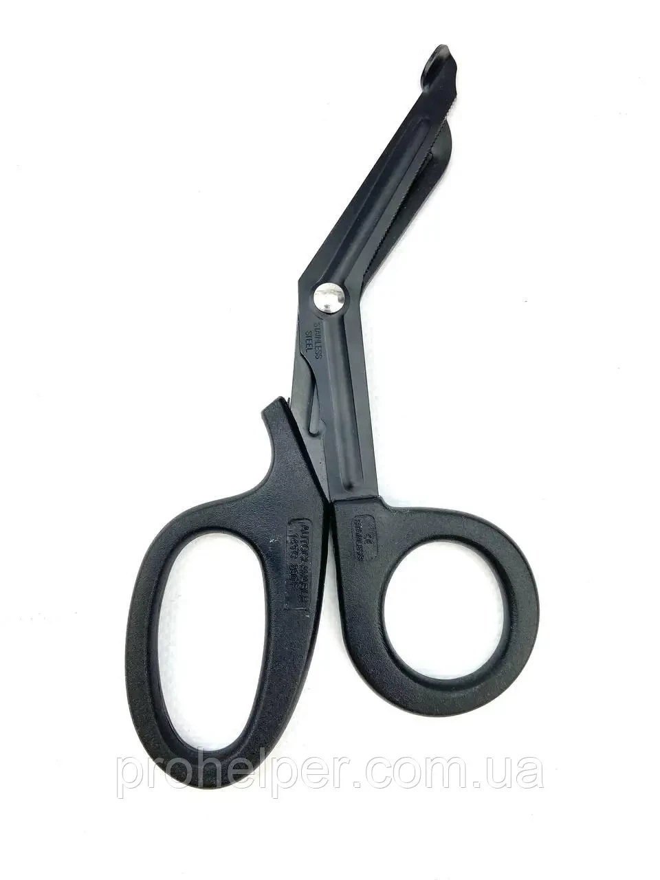 Ножиці тактичні атравматичні 19 см,чорні