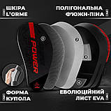 Лапи боксерські PowerPlay 3044 Pro Carbon Ultra Series Чорно-Червоні PU [пара], фото 8