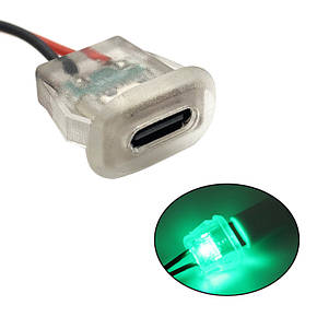 Гніздо USB Type-C врізне 2P, фото 4