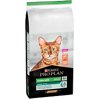 АКЦИЯ Purina Pro Plan Sterilised сухой корм с лососем для стерилизованных кошек 400 гр