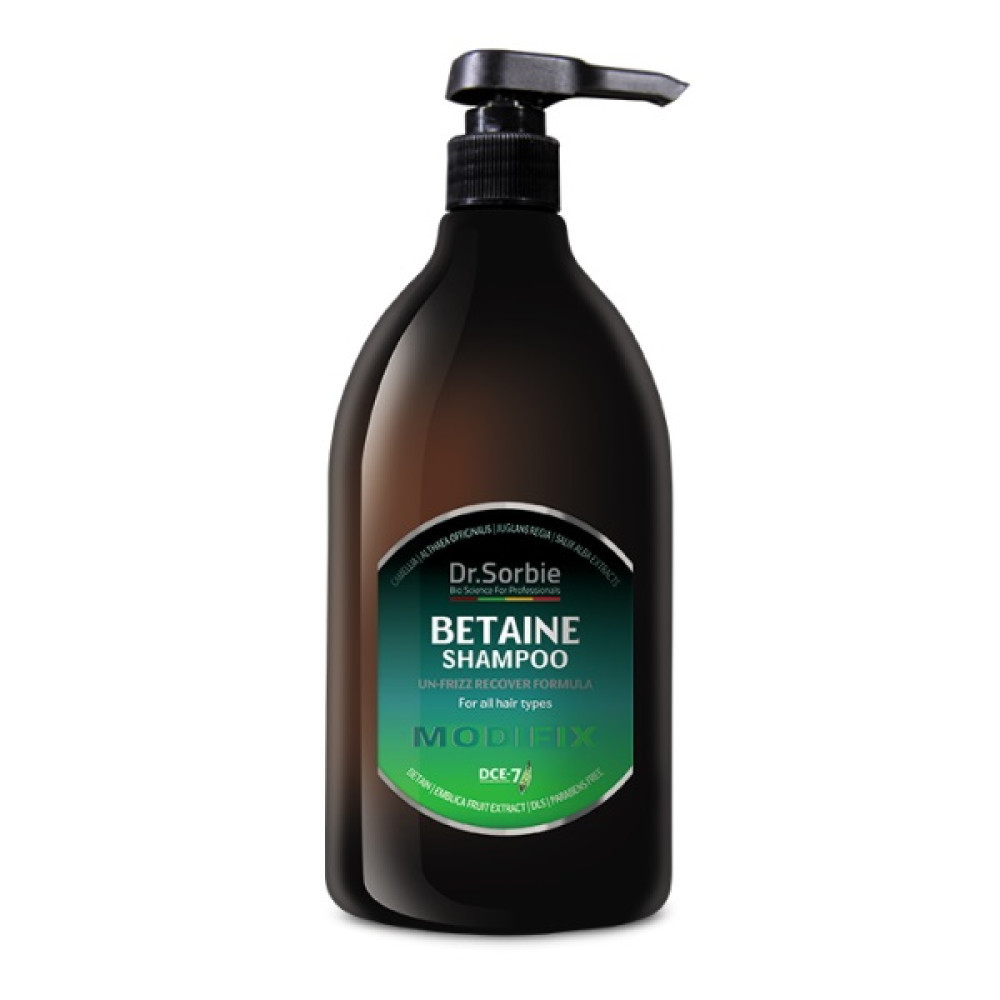 Шампунь для сухого і пористого волосся Dr.Sorbie Betaine Shampoo 1000 мл, фото 1