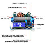 Модуль CC-CV знижувальний підвищувальний DC від 5,5-30V до 0,5-30V 4 А 35 W, фото 4
