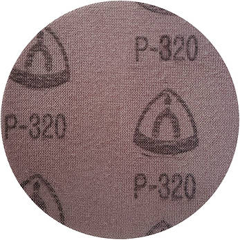 Абразивний водостійкий диск P320 d150мм на сітці з липучкою Velcro Klingspor AN 400 1шт., фото 3