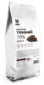 Чорний шоколад 70 % 1 кг, COOKIT